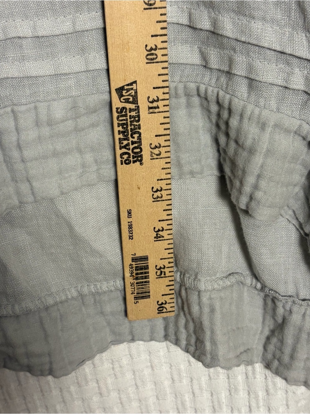 Lungo L’Arno Tunic Size 2X Made In Italy 100% Linen Gray Pockets Lagenlook - Picture 11 of 11